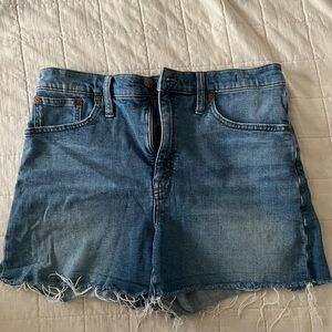 Madewell High Rise Denim Shorts